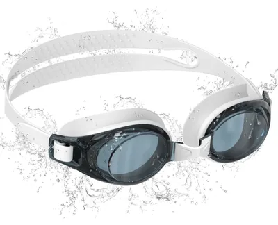 Zdjęcie produktu dla Okulary pływackie dla dorosłych, przeciwmgielne, ochrona UV, wodoodporne, C-WHBK