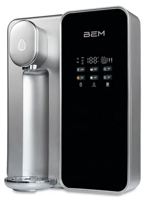 Produktbild von BEM Unicora Wasserfilter Osmoseanlage Umkehrosmose Trinkwasser Wasseraufbereiter UV Direktanschluss Heißwasserspender 6 Temperaturstufen TDS Monitor