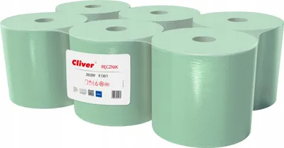 Zdjęcie produktu dla Ręcznik Papierowy R Cliver 130/1 Zielony - 6 szt.