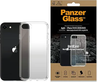 Obrázek produktu pro PanzerGlass ® HardCase iPhone SE (2020/2022) | 7 | 8, Obal, Apple, Apple - iPhone SE 2022, Apple - iPhone SE 2020, Průhledná