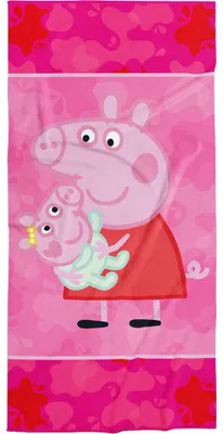 Zdjęcie produktu dla Ręcznik dziecięcy Świnka Pepina Siostrzyczka Evička