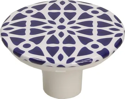 Image de GX01 Bouton, blanc, motif marocain