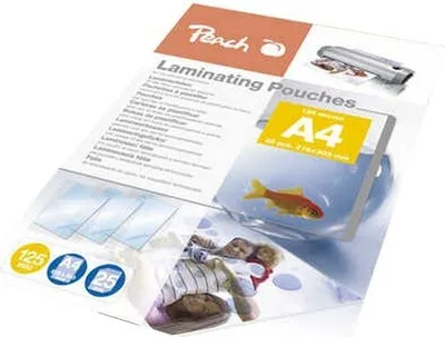 Zdjęcie produktu dla Peach PPR525-02, Przezroczysty, A4, 25 szt.