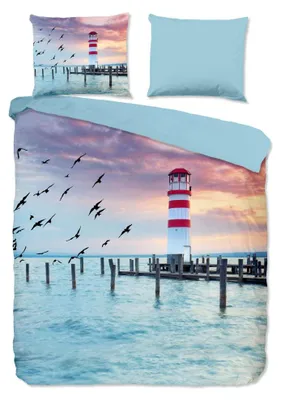 Productafbeelding van Pure Dekbedovertrek "Lighthouse" - Multi - (200x220 cm) - 100% Polyester