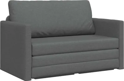 Obrázok produktu pre vidaXL Rozkladacia pohovka 110 cm tmavosivá látka