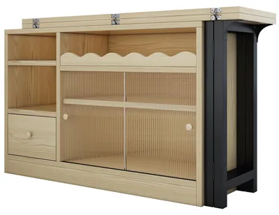 Imagen del producto de Mesa plegable - Mesa plegable - Mesa extensible - Mesa plegable para almacenamiento - Giratoria 360°