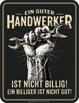 Produktbild von RAHMENLOS Blechschild, Schwarz, 17 x 22