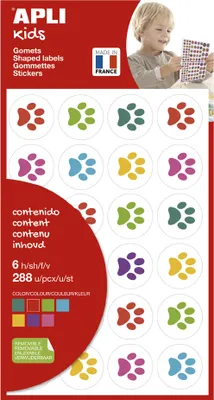 Produktbild von APLI kids Sticker "Katzenspuren" Kleinpackung