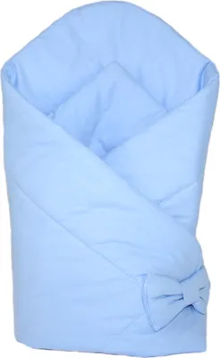 Produktbild von Babyhörnchen, Babynest, Schlafsack Steckkissen Pucktuch Einschlagdecke - D16 - Blau