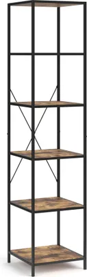 Produktbild von Vicco Raumteiler Fyrk, 40 x 174 cm, Eiche rustikal/Schwarz