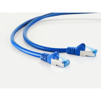 Produktbild von Patchkabel cat6A S/FTP PIMF blau 1m
