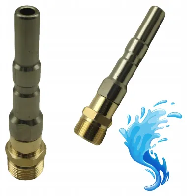 Obrázok produktu pre Rosfix Adaptér M22x1,5 14 mm GZ – Náhradný Diel pre Vysokotlakové Čističe Nilfisk & Kränzle D12 | Mosadz | Rýchlospojka So Závitom
