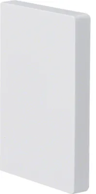 Produktbild von Hager Schnittkaschierendes Endstück für Brüstungskanäle BRP/BRHP/BRAP 65x100mm, halogenfrei, verkehrsweiß, 1 Stk.