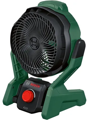Zdjęcie produktu dla Bosch UniversalFan 18V-1000, Wentylator podłogowy, Czarny, Zielony, 2,25 cm, 0 - 180°, 1000 m³/h, Bateria