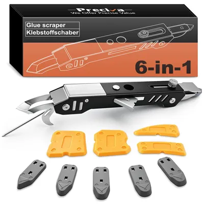 Image de Applicateur en silicone 6 en 1 avec 4 spatules