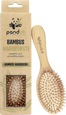 Produktbild von PANDOO Bambus Haarbürste 108317 4280001327436
