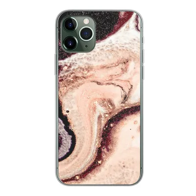 Produktbild von MuchoWow® Handyhülle Schutzhülle Hülle für iPhone 11 Pro Marmor - Mineralien - Naturstein Silikon Softcase Handy Hülle - Handy