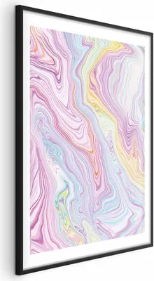 Produktbild von Posterpapier Poster - Colorful Dream - abstract shapes in pastel shades 60x90 cm Muster a-B-10118-ao-a