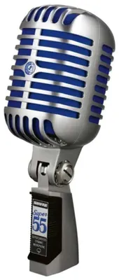 Obrázek produktu pro Shure SUPER 55 – studiový mikrofon – 60–17 000 Hz – 150 Ω – superkardioidní – dynamický – kabelový