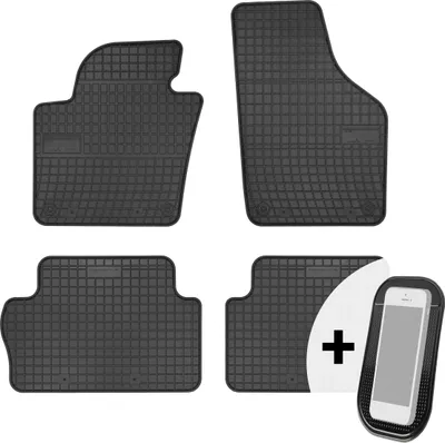 Produktbild von Gummimatten Auto Fußmatten Automatten Passgenau 4-teilig Set - passend für VW Sharan 2 Seat Alhambra 2 ab 2010
