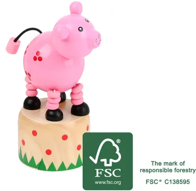 Produktbild von Drückfigur Schwein