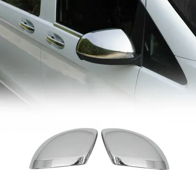 Obrázek produktu pro Kryty zrcátek Kryt zrcátka pro Mercedes Vito W447 2014-2025 Chrome ABS Silver