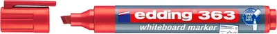 Obrázok produktu pre edding 363-002 10x popisovače na biele tabule červené 1,0 - 5,0 mm