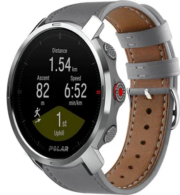 Produktbild von Strap-it Polar Grit X Lederarmband (Grau)