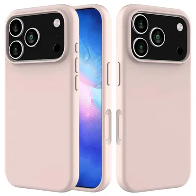 Produktbild von MobyDefend Hülle für iPhone 17 Pro Max - Matte Silikon Schutzhülle - Rosa