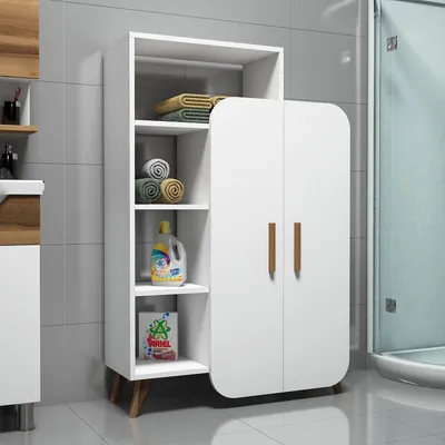 Produktbild von Skye Decor, Form - White, Bücherregale, Weiß, 90 x 132 x 32 cm
