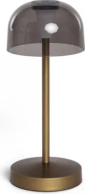 Produktbild von LED Tischlampe Tragbar mir wiederaufladbarem USB-Akku Lendora Messing