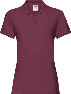 Produktbild von Poloshirt für Damen Lady-Fit Premium Polo - Burgundy, L