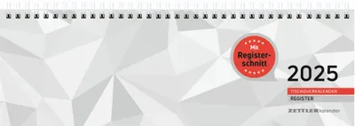 Produktbild von Tischquerkalender 166 32x10,5cm 1 Woche/2 Seiten Register 2026