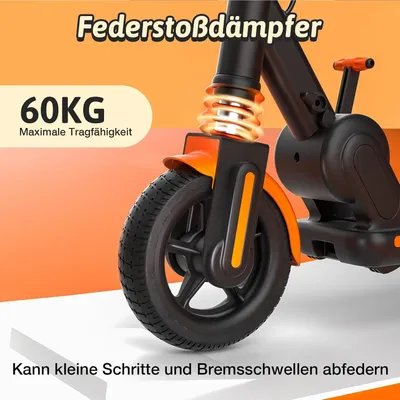Imagen del producto de Kinderstep - Patinete eléctrico - Patinete eléctrico para niños - de 6 a 14 años - con batería de 5Ah - con neumáticos de 6.5 pulgadas