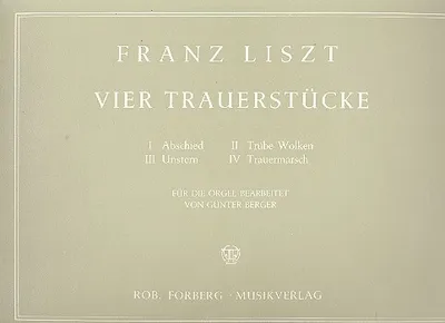Produktbild von 4 Trauerstücke für Orgel