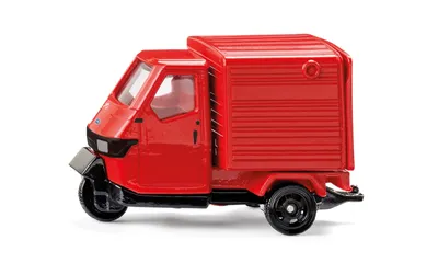 Produktbild von Siku Piaggio Ape, Piaggio Ape, Unisex, Kunststoff, Metall, Rot, 64 mm, 31 mm