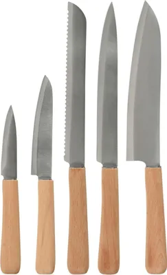 Obrázek produktu pro Sada kuchyňských nožů, nerezová ocel, 5 prvků