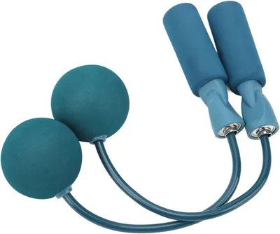 Productafbeelding van Draadloos Springtouw - Touwloos Touwtje Springen - Fitness Thuis - Comfortabele Handgrepen - Verstelbaar - Blauw