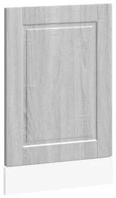 Produktbild von vidaXL Geschirrspülerblende Porto Grau Sonoma 45x1,5x57 cm