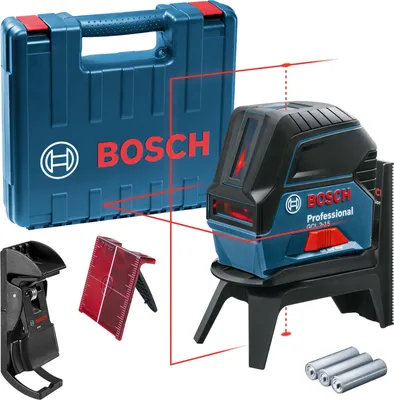 Obrázok produktu pre Bosch GCL 2-15 Professional, IP54, 1,5 V, 490 g