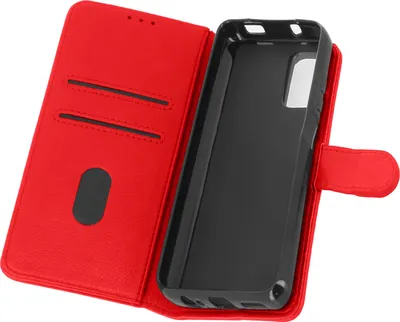 Produktbild von Avizar, Klappetui aus Kunstleder für Xiaomi Redmi Note 10, Rot
