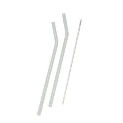 Image de Set de pailles en acier, papier ou verre Transparent