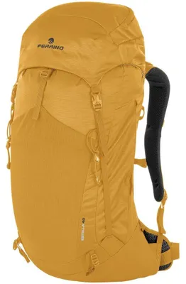 Rucksack 40L Gelb, leicht, ergonomisch, Trekking & Reisen