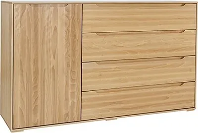 Immagine prodotto di Cassettiera 150cm credenza mobile credenza mobile in legno cassettiera in legno massiccio