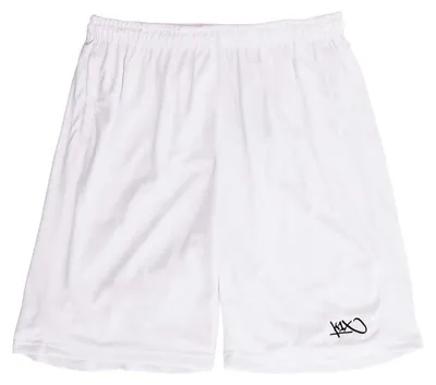 Produktbild von K1X Basketball New Micromesh Shorts mit 3 Taschen, Farbe:Weiß, Kleidergröße:M