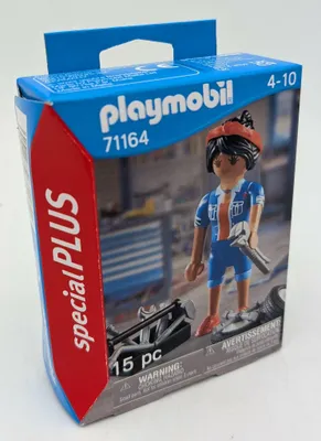 Produktbild von PLAYMOBIL SpecialPlus Mechanikerin, 4 Jahr(e), Mehrfarbig, Kunststoff