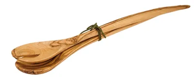 Produktbild von Redecker Salatbesteck Olivenholz spitz 35 cm
