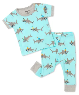 Produktbild von Hatley Baby-Jungen Organic Baumwolle Short Sleeve Pyjama Set Kleinkind-Schlafanzugh