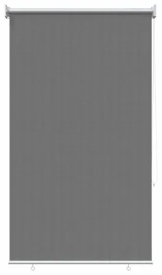 Zdjęcie produktu dla Roleta zewnętrzna vidaXL, 90% ochrona przed promieniowaniem UV, jasnoszara, 100 x 140 cm, HDPE