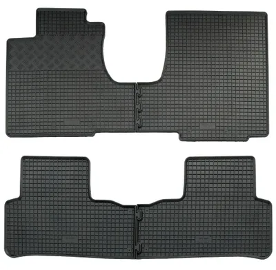 Gummifußmatten Set 4-teilig für Honda CR-V III (2007-2012), schwarz